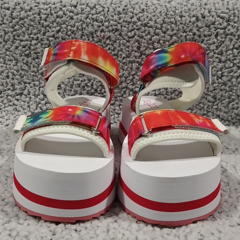 Sugar tie dye platform sandals - Picture 3 of 8